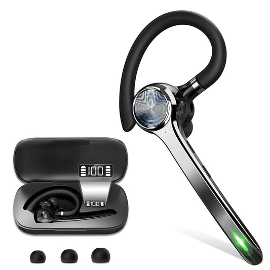 Mobile Accessories G7 Single Ear Hooks Earphone Business Wireless bluetooth Headset with 500mah Charging case