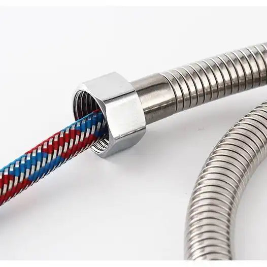 Stainless Steel Flexible Shower Hose Plumbing Brass Pipe Fittings Shower Braided Hose