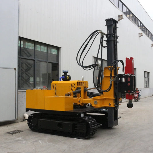Multi-Functions Solar Piling Ramming Machine Bore Pile Drilling Machine for Solar Farm