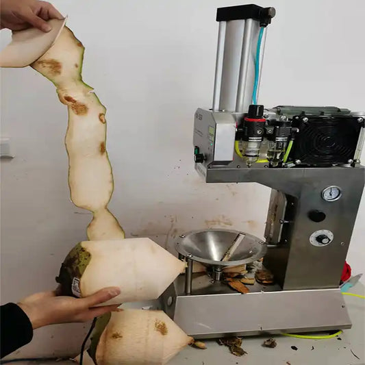 Industrial Full Automatic Coconut Peeling Machine/Pineapple Peeler(Coring&Slicing)