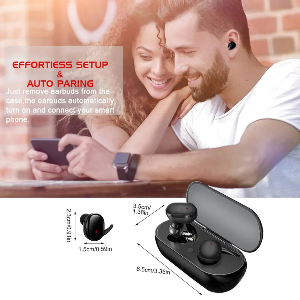 Waterproof Audionic Earbuds Gaming Fone TWS Fones Y30 Earbuds