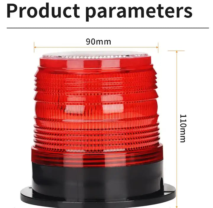 Solar Traffic Flash Led Warning Strobe