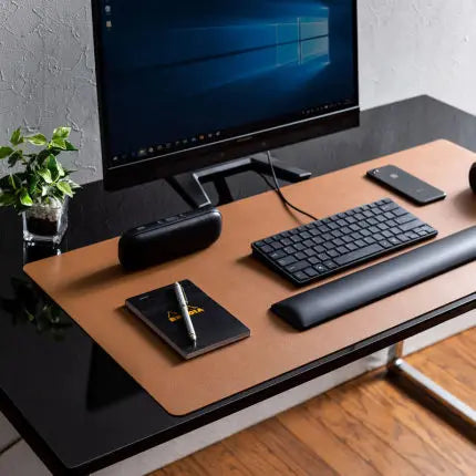 Office Desk Pad Pu Leather Large Leather Desk Pad Waterproof Laptop Writing Desk Mat