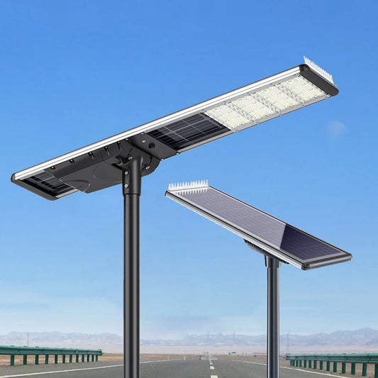 LECUSO New Outdoor 30w 60w 80w 100w 120w 150w Integrated Industrial All in One Solar Led Street Light