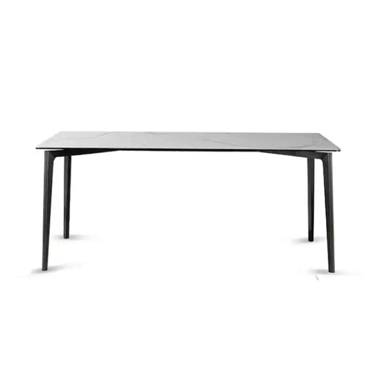 Mid Century Modern  Home Use Dining Desk Long Square Ceramic Table Set for Dining Room Customized Size