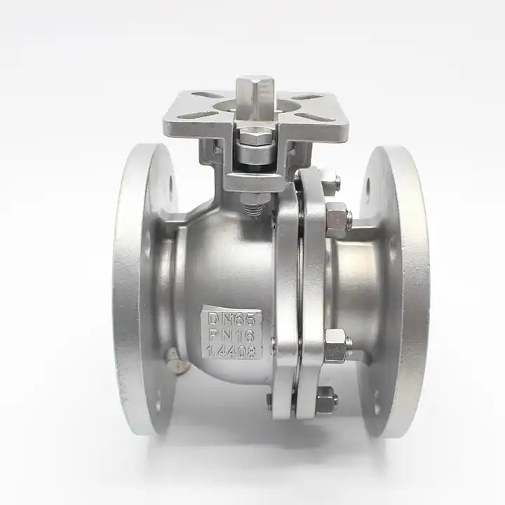 Standard Flange Ball Valve CF8 Stainless Steel Double Flanged Floating Ball