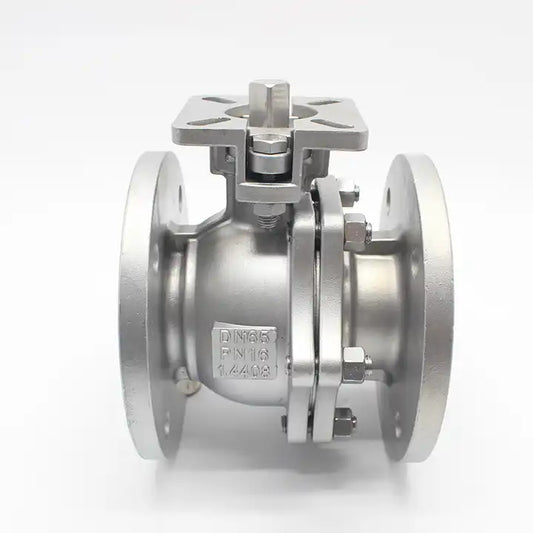 Standard Flange Ball Valve CF8 Stainless Steel Double Flanged Floating Ball