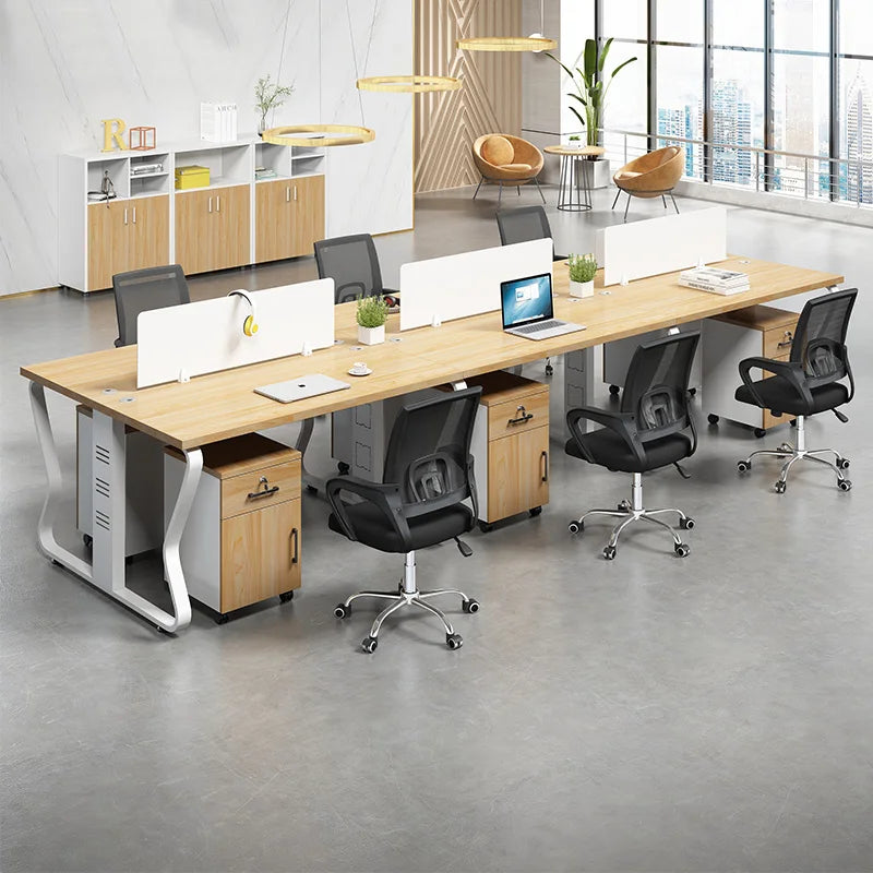 BGZ-37 Escritorio Mesa De Trabajo Modern Office Desk Furniture Office Furniture l Shaped Desk Table Staff Desk Work Table