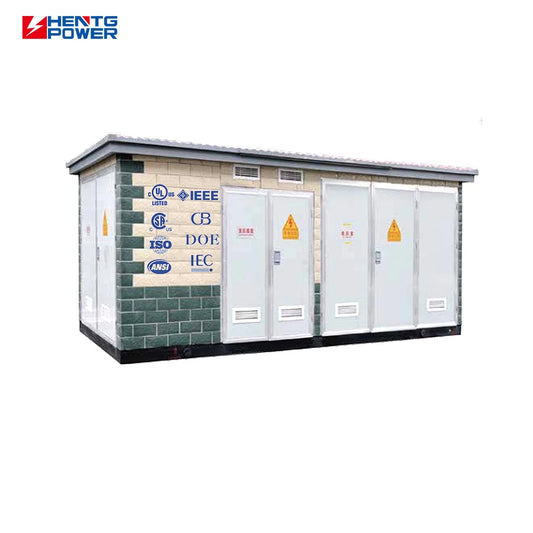 HENTG Power Station Outdoor Compact Substation Transformer Station / Prefabricated 10KV/0.4KV Price