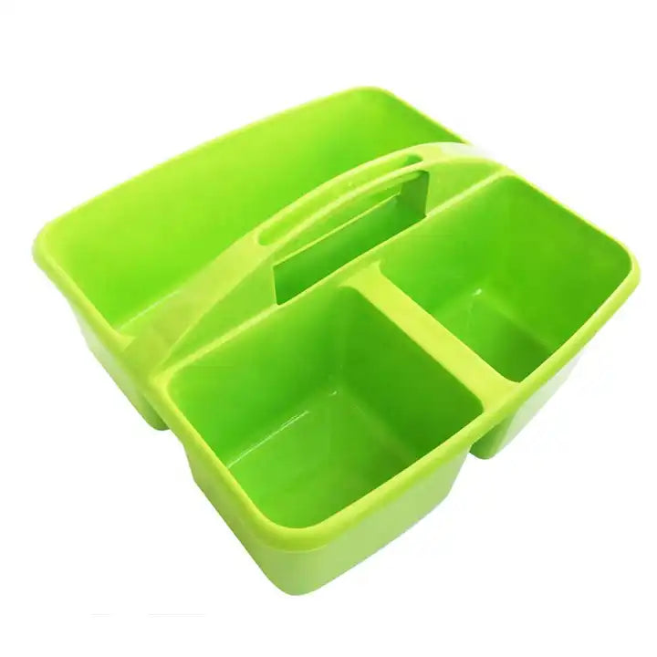 Multi-purpose Plastic Table Art Supplies Organizer Caddy With Handle