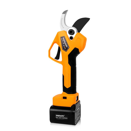 SWANSOFT Cordless Electric Pruner Pruning Shear Efficient Fruit Tree Bonsai Pruning Branches Cutter Landscaping Tool