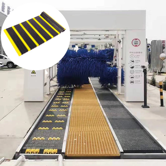 Hongsbelt Heavy Duty Automotive Car Conveying Maintenance Washing Modular Belt Conveyor