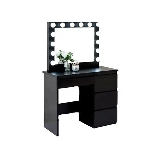 Storage Drawer Dressing Table Mirrored Dresser with Light