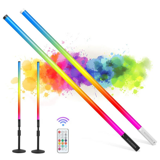 New Product TL-130Plus Wireless Portable Rechargeable Battery RGB Led Tube Light bar Studio Shooting Video Light