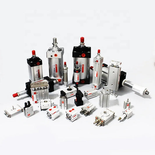 Double Single Acting Custom Bore Stroke Pneumatic Piston air Cylinder for Bus Door/automatic Machines