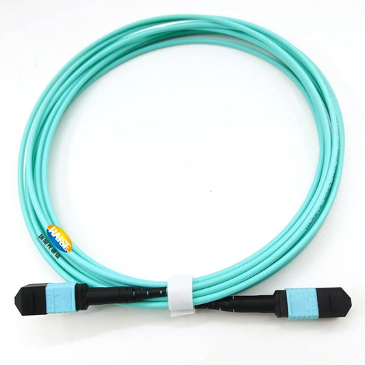 High Quality 16 Core MPO Jumper, 50/125 OM4 OM3 Multimode 3.0mm LSZH Fiber Cable MPO APC Female Male Fiber Connector