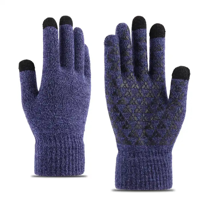 winter warm knit windproof touch screen magic gloves & mittens