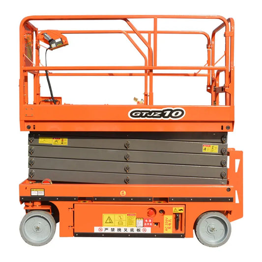 Qiyun12m Self Propelled Scissor Lift Elevator Battery Power Mobile Hydraulic Scissor Lifting Platform