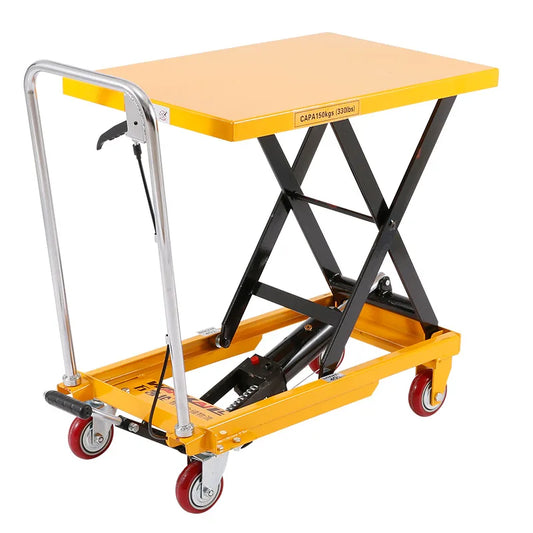 1m 3m 2tons Warehouse Manual Hydraulic Lifting Platform Cargo Lift Table Electric Small Mini Scissor Lifter