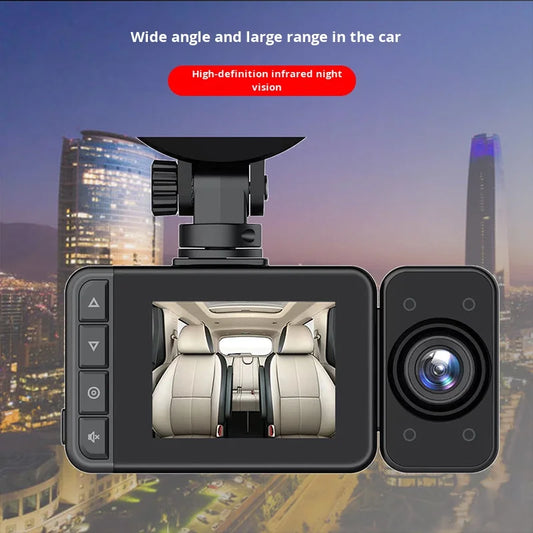 Cross-Border New Model Three-Recording WiFi Dash Cam 64GB TF Card Three-Way HD Video Parking Monitor Night Vision IPS for Cars