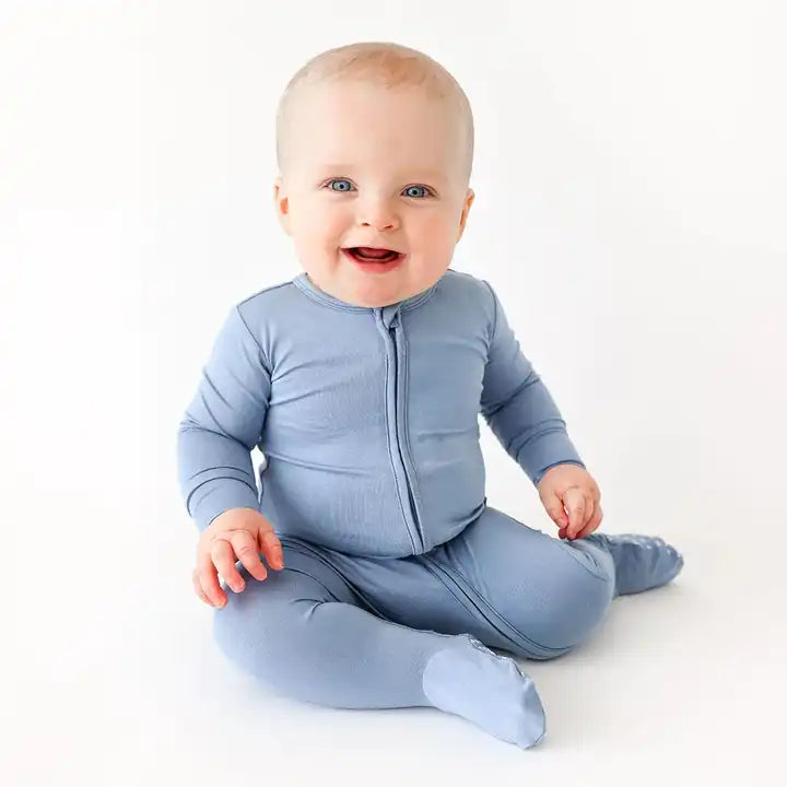 Toddler Bamboo Romper Zipper Baby Bamboo Pajamas