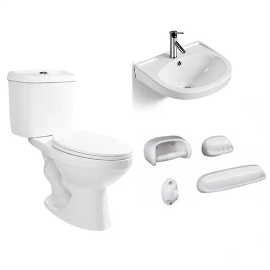 Sanitary ware Siphonic 2-piece Toilet Wash Basin Bathroom