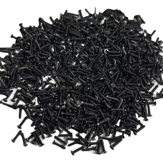 Micro Laptop Screws Phillips M0.8 M1 M1.2 M1.4 M1.7 M2 Black Phosphate Self-Tapping Electronic Small Screws 12mm M6 ANSI JIS