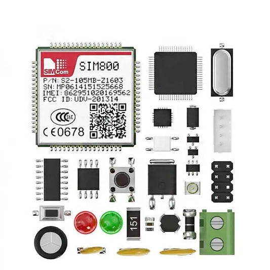 PCB Design Module IC Chip Sourcing BOM List PCBA Assembly Testing Capacitors Resistors Transistor LEDS Crystal Other ICS