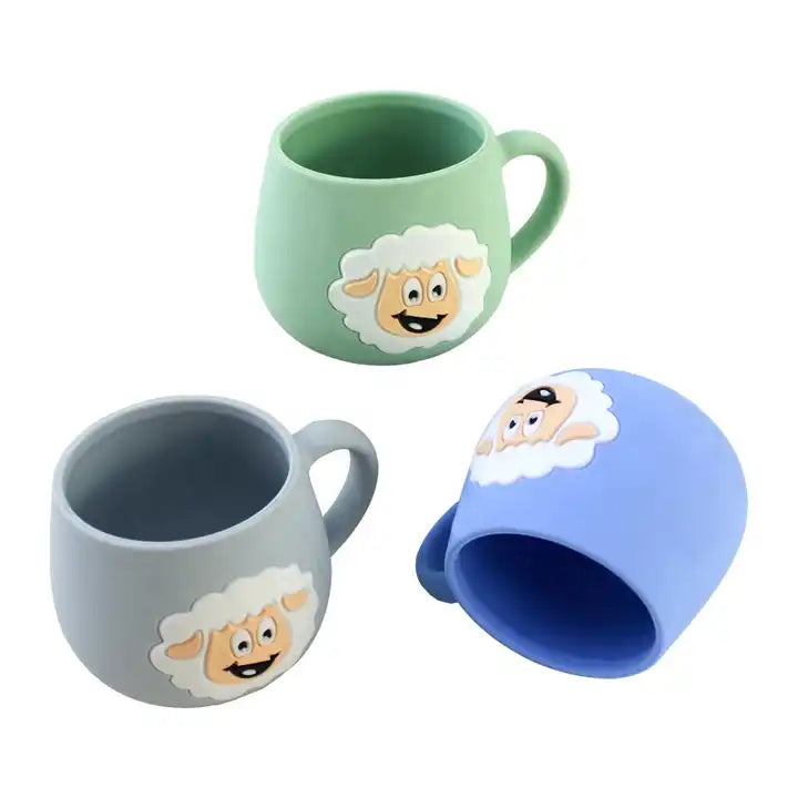 Food Grade Silicone Drinking Training Cup For Baby And Toddler