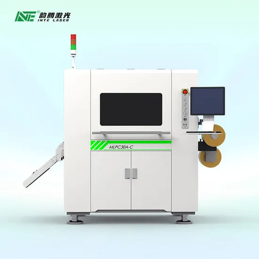 High Precision Fully Automatic UV Picosecond Dual Head Roll to Sheet or Roll to Roll Film Coating Cutting Machine in Good Price