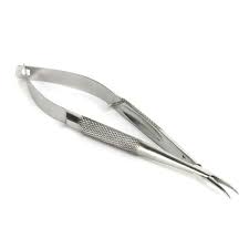 Instruments And Appliance Used In Dental Science Binocular Loupes Needle Holder Barraquer Curved Mm160