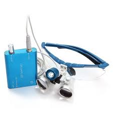Import Dental Professional Binocular Loupes 2.5x Magnification with Adjustable Interpupillary Distance