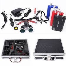 Import Dental Binocular Loupes with LED Light and Orchid Circuit Board