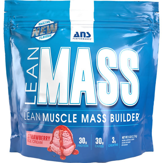 ANS Lean Mass Gainer 5 Lbs - Only Strawberry Ice Cream