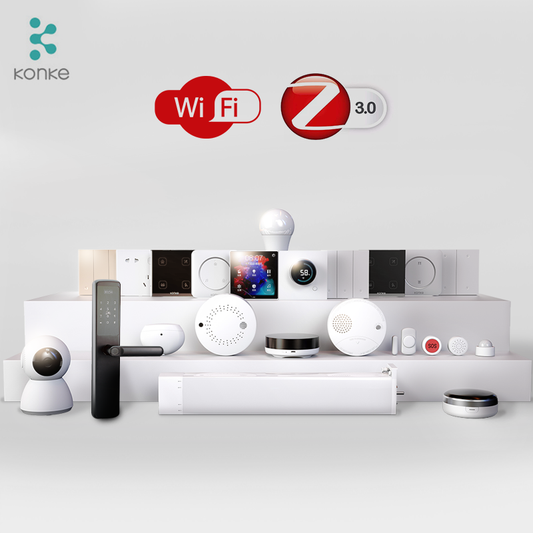 KONKE Whole Set Smart Home System APP Remote Voice Control Smart Hotel Solution WiFi Zigbee Smart Home Automation Kit