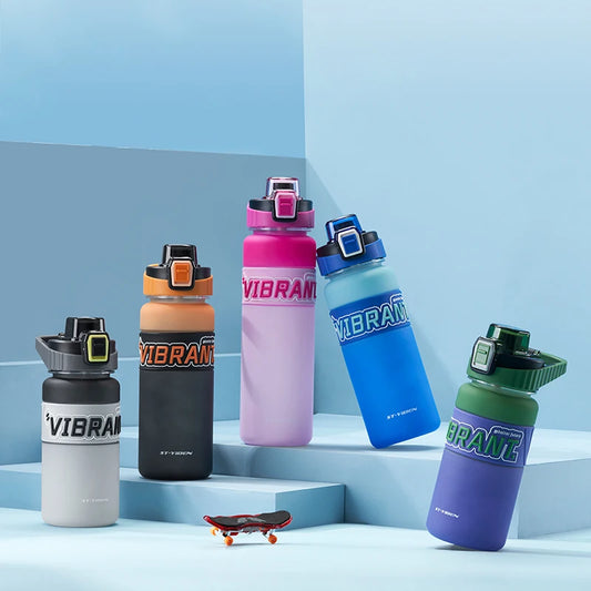 2025 Trend Product 1000ml Water Bottle Sports Bottles With Bounce Button BPA Free Big Capacity Gym Drink Bottles