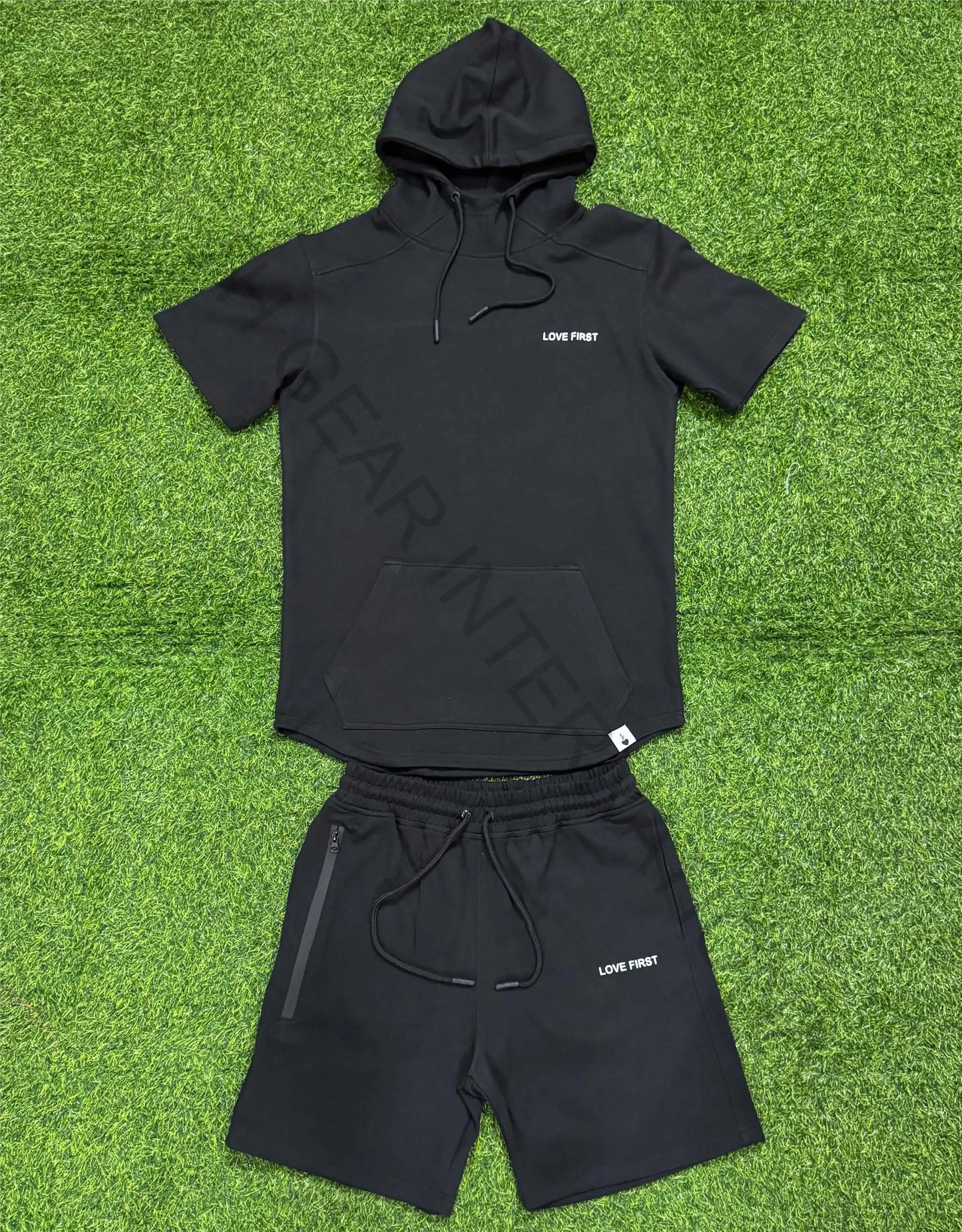 Men's Sportswear Two Piece Set Quick-Dry Clothes Running Gym Jacket Spring Outdoor Fitness Leisure Clothing Sports Suits