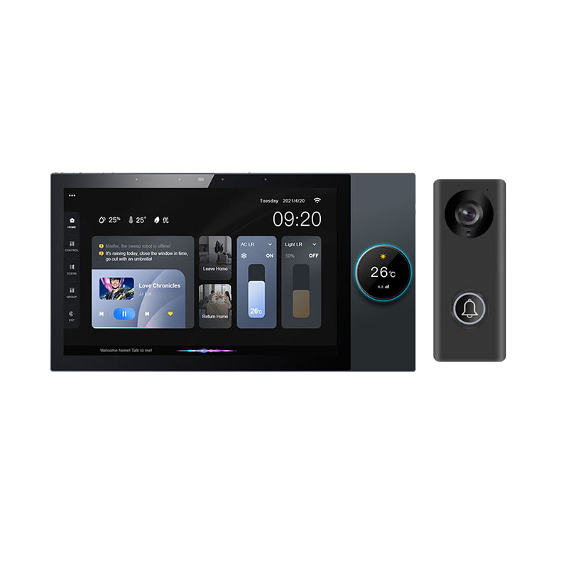 Tuya Smart Smart 10 Inch Multi-function Central Control with Voice Control Background Music Host Smart Home System