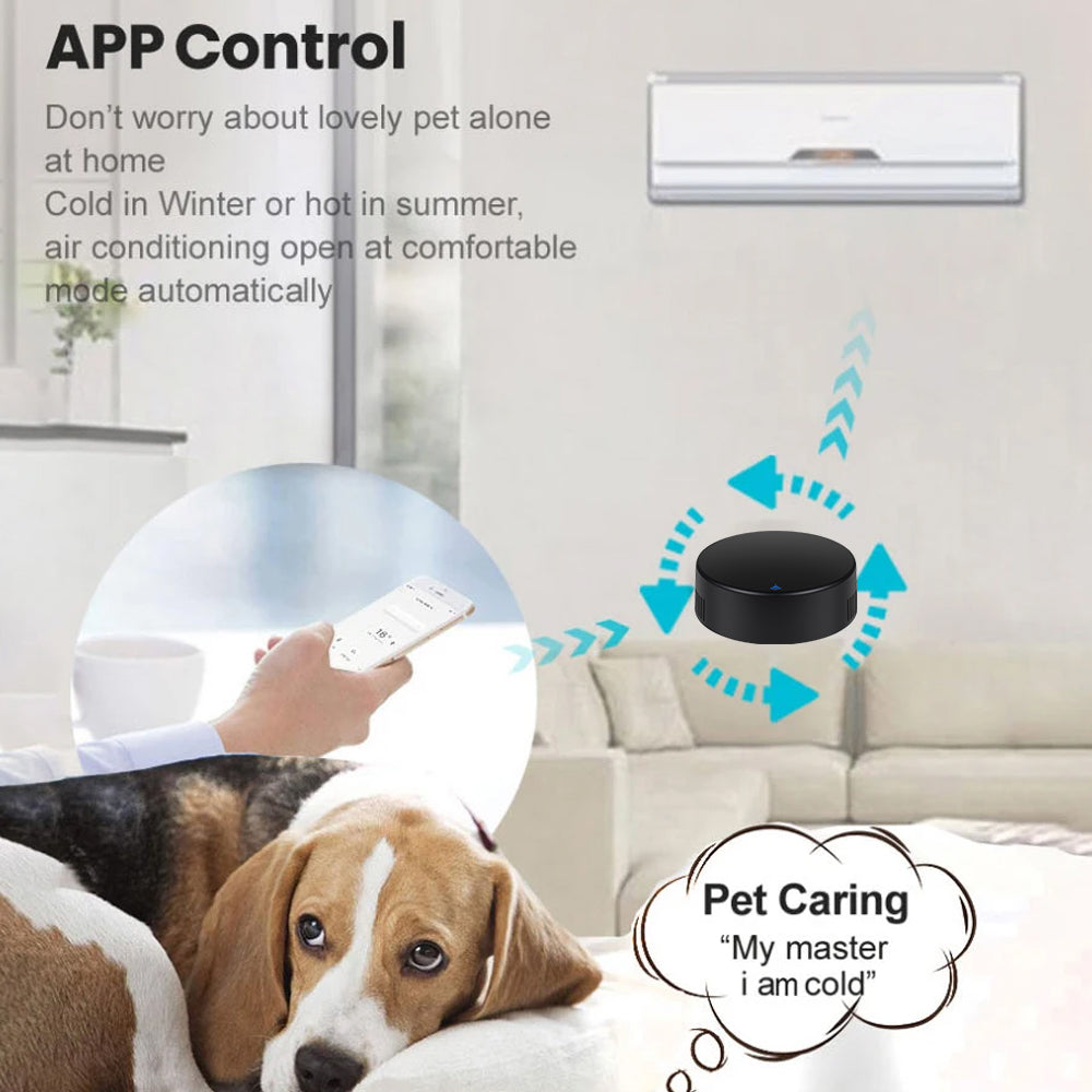 Tuya Smart Home Using Universal Household Appliance Remote Control WI-FI IR Controller Support Smart Life APP
