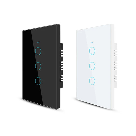 New Design Smart Home With Rf433 Compatible Tuya App Remote Control Smart Wifi Touch Switch