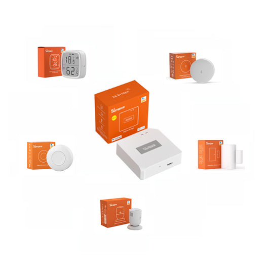 Smart Home SONOFF SNZB-01P 02P 03P 04P 06P - ZigBee Temperature and Humidity Sensor Door Sensor Work With Sonoff Zigbee Bridge