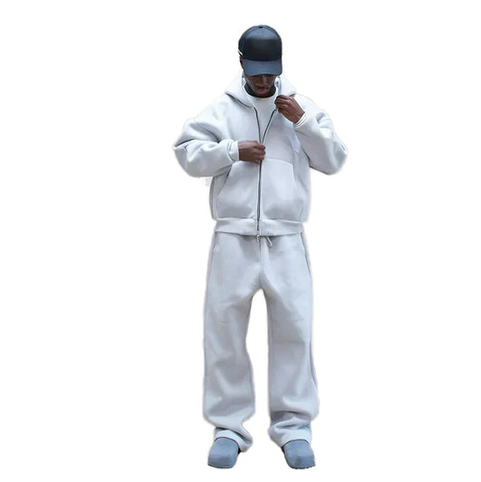 Wholesale High Quality Heavy Weight 100% Cotton 360G Custom Logo Zip Up Hoodie Oversized Hoodies Manufacturers