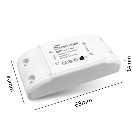 Smart Home House Wifi Wireless Remote Switch Breaker Domotic LED Light Controller Module Alexa Google Home Smartlife Tuya APP