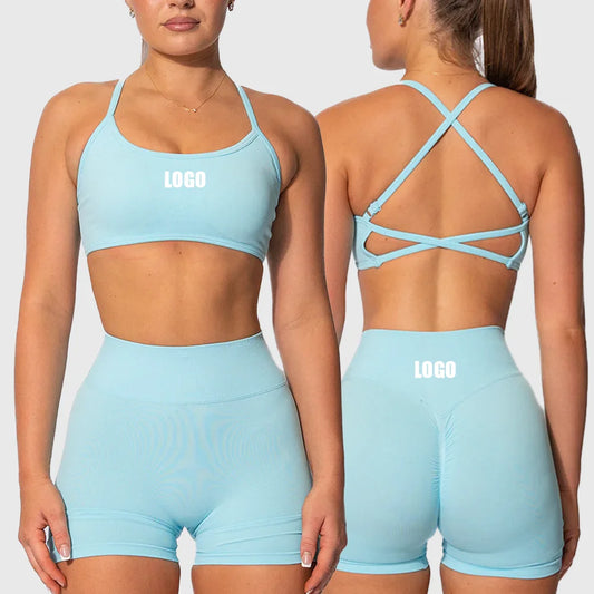 2025 Popular 22 Colors Sport Gym Fitness Clothing Outfits Active Wear 3-Pieces Yoga Seamless Workout Sets for Women