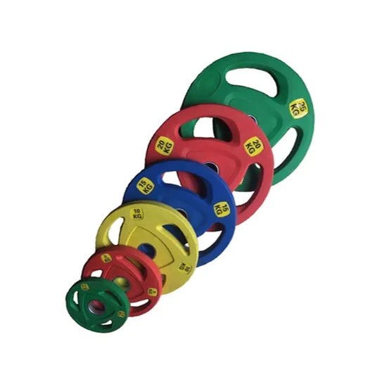 Fitness Equipment Colored Frosting Rubber Plate Gym Accessories