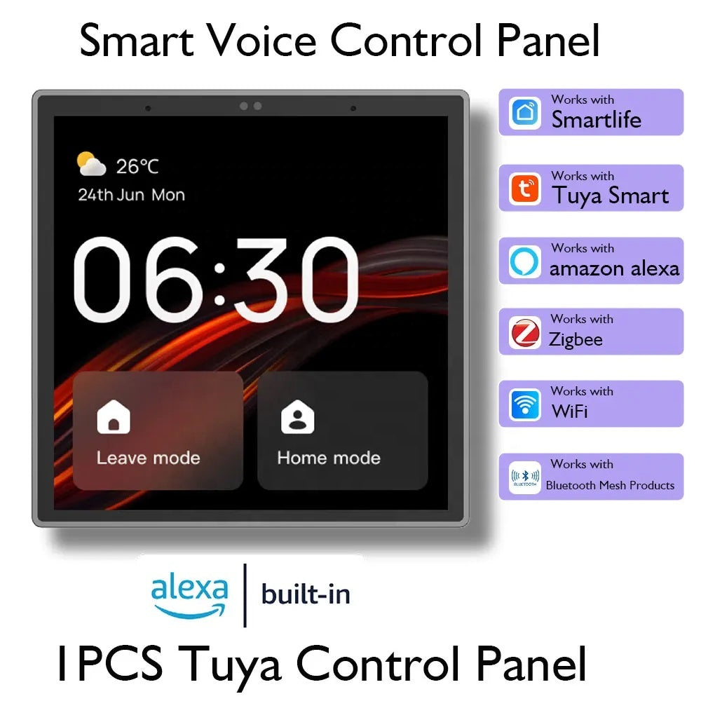 Smartdust Tuya Control Panel 4 Inch Screen WiFi ZigBee Gateway All in 1 Linux Smart Home Central Control