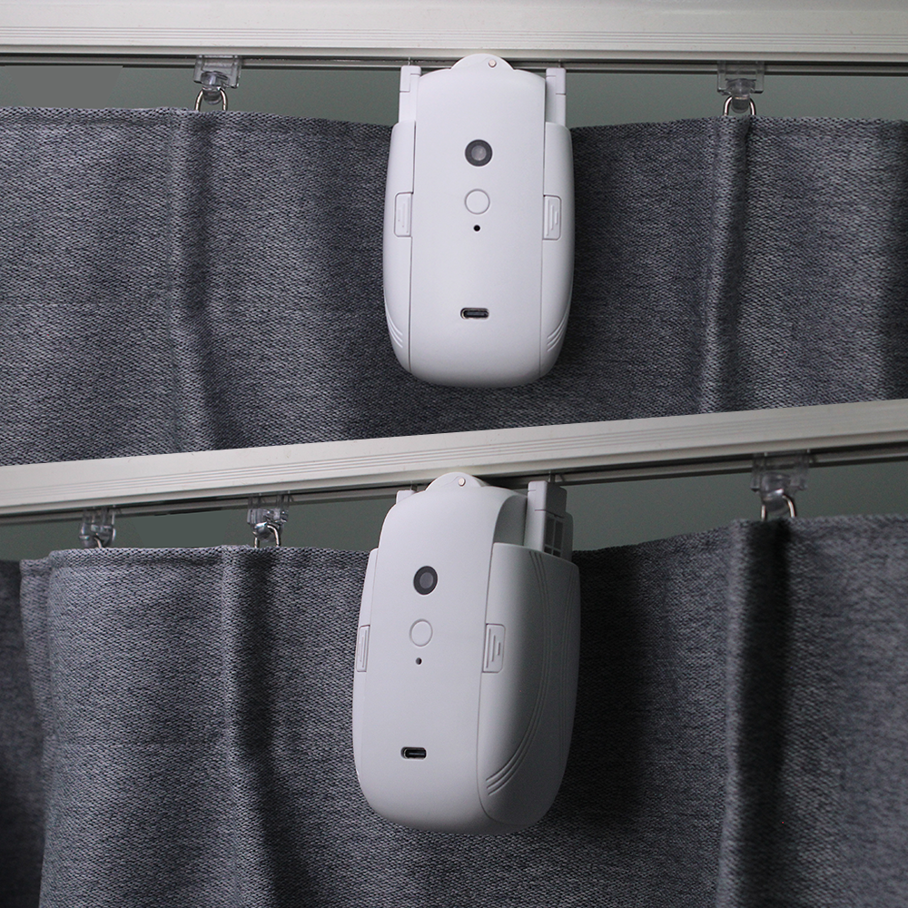 Smart Home Products Bluetooth Electric Curtain Rod and Rail Voice Wifi Wireless Remote Control Automatic Curtain Opener