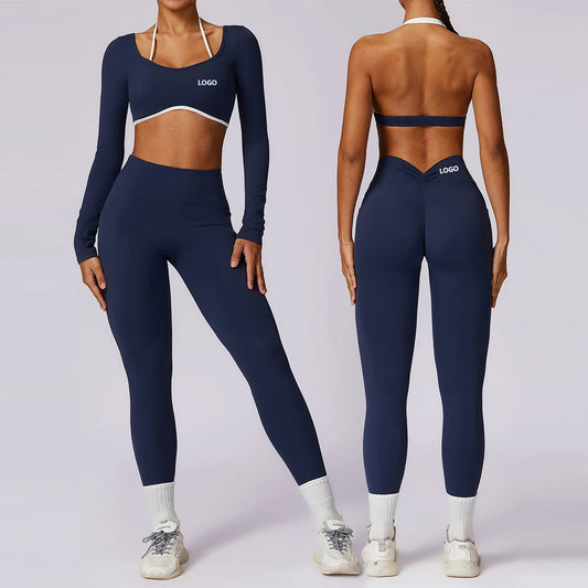 New Active Wear High Quality Sport Gym Ropa Deportiva Mujer Yoga Fitness Yoga Clothes Workout Sets for Women Sportswear