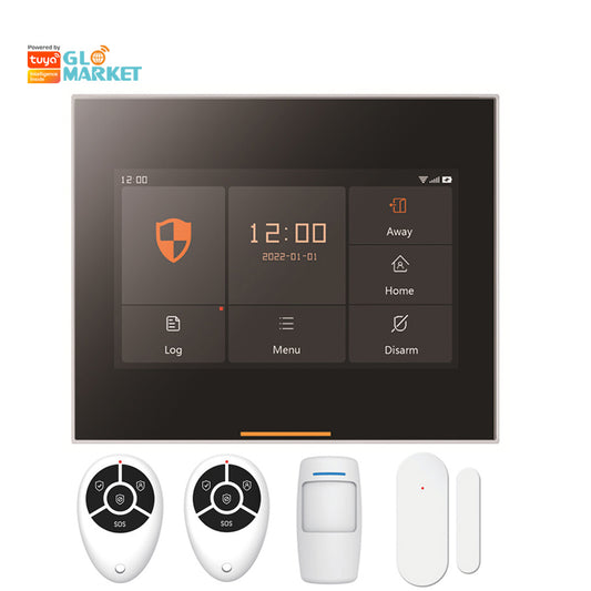 Glomarket Smart Home Tuya 4g/GSM/Wifi Security Alarm DIY System Wireless App Control Anti Theft Security Alarm System
