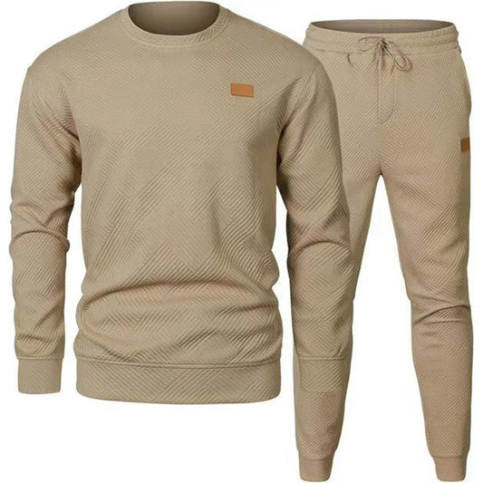 Custom logo Print Men's Autumn and Winter Sports Sportswear 2 T-shirts Adult Sportswear Set Casual Jogging Tracksuit